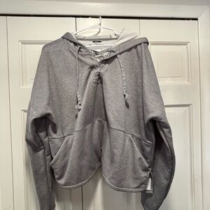 Gray Women's Hoodie Sweater